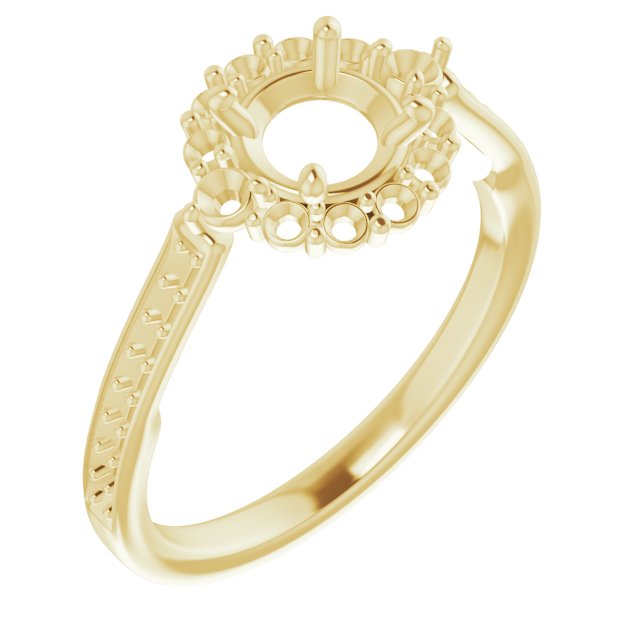 Halo-Style Engagement Ring