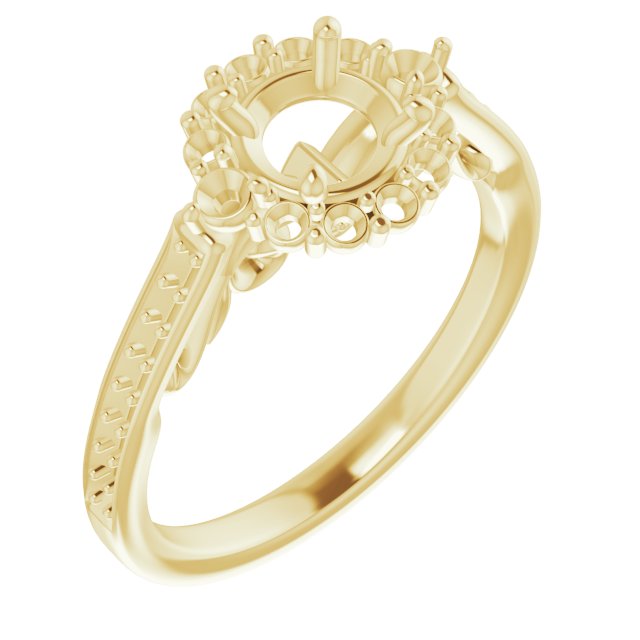 Halo-Style Engagement Ring