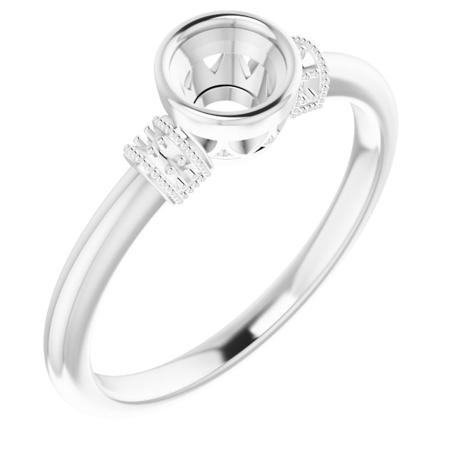 Bezel-Set Accented Ring
