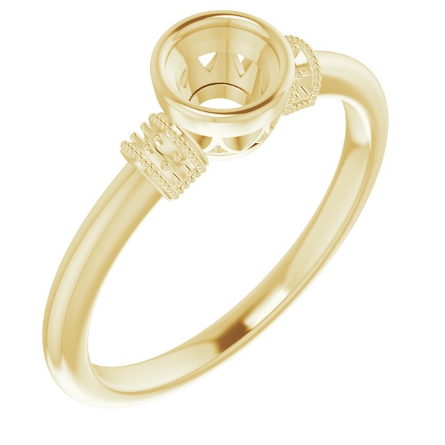 Bezel-Set Accented Ring