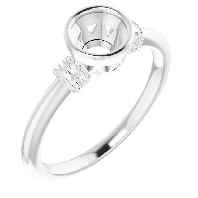 Bezel-Set Accented Ring