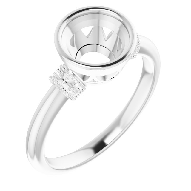 Bezel-Set Accented Ring