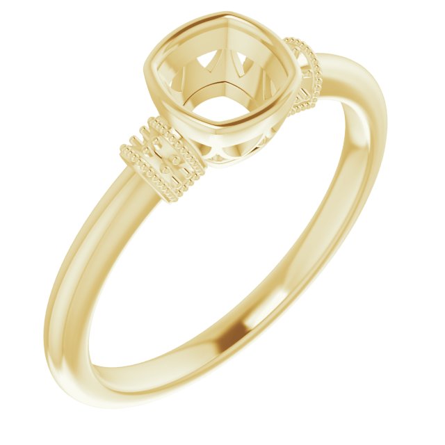 Bezel-Set Accented Ring