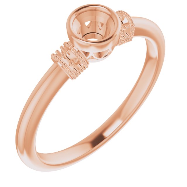 Bezel-Set Accented Ring
