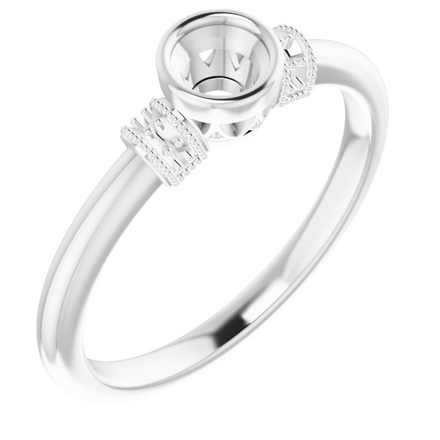 Bezel-Set Accented Ring