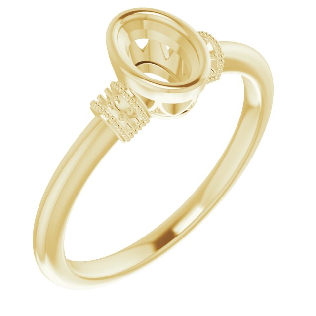 Bezel-Set Accented Ring