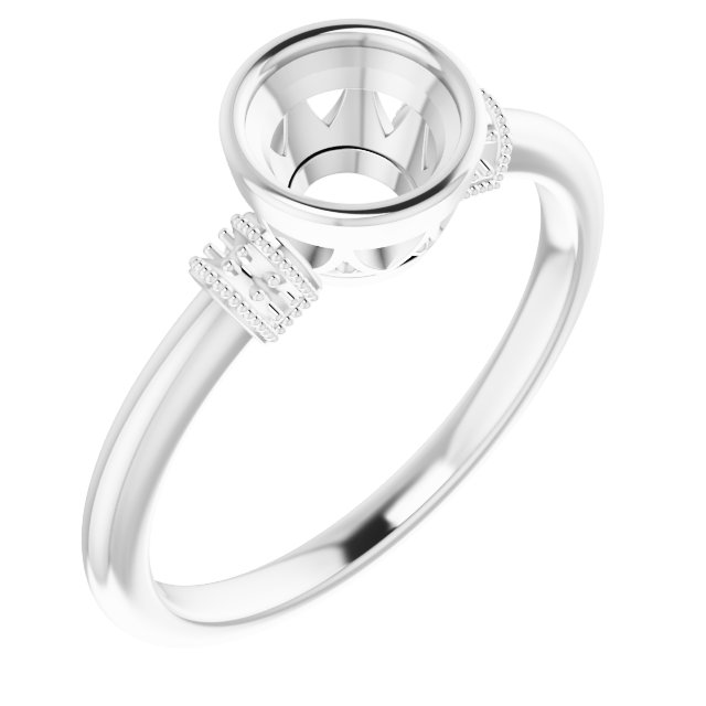 Bezel-Set Accented Ring