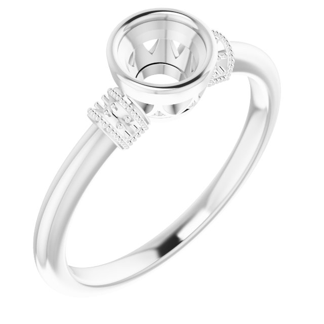 Bezel-Set Accented Ring