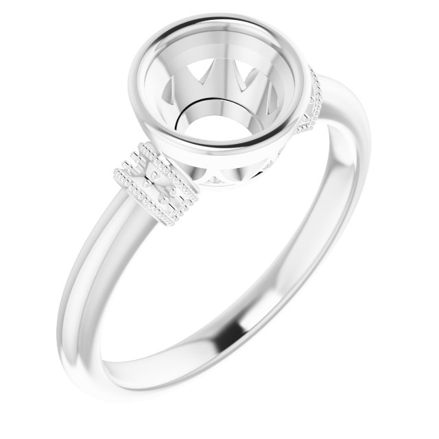 Bezel-Set Accented Ring
