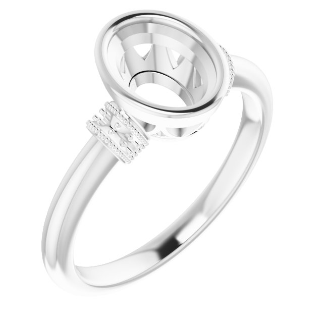 Bezel-Set Accented Ring