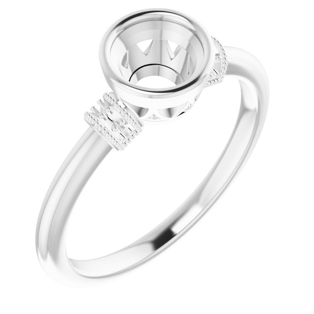Bezel-Set Accented Ring