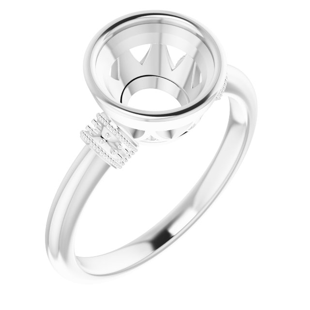 Bezel-Set Accented Ring