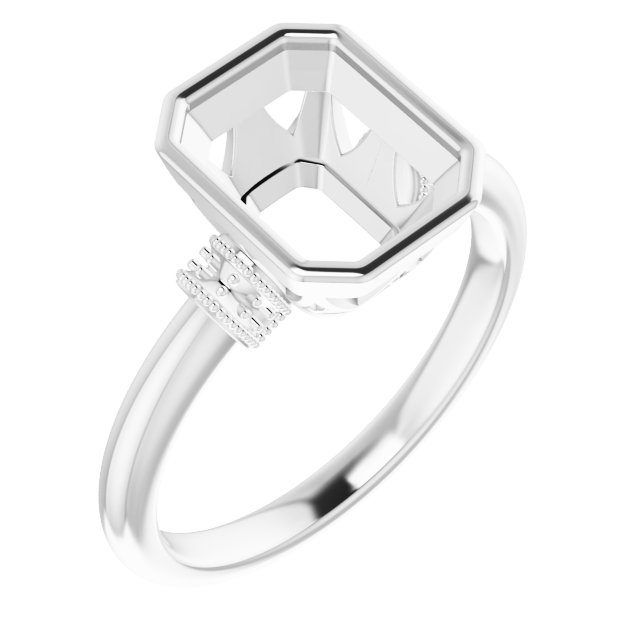 Bezel-Set Accented Ring