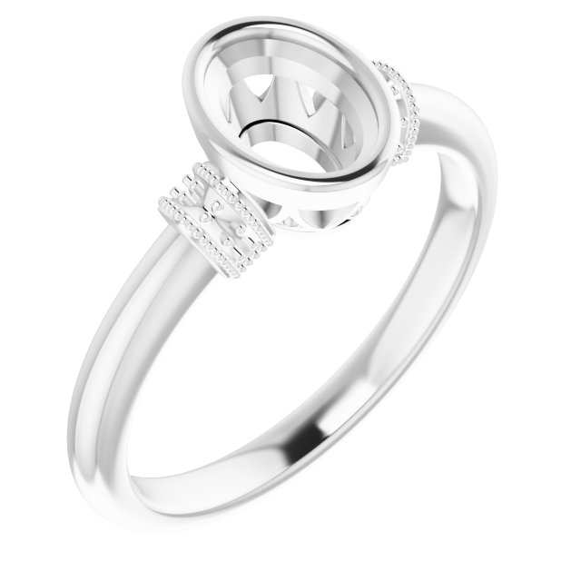 Bezel-Set Accented Ring
