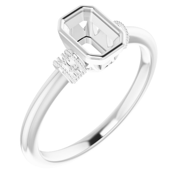 Bezel-Set Accented Ring