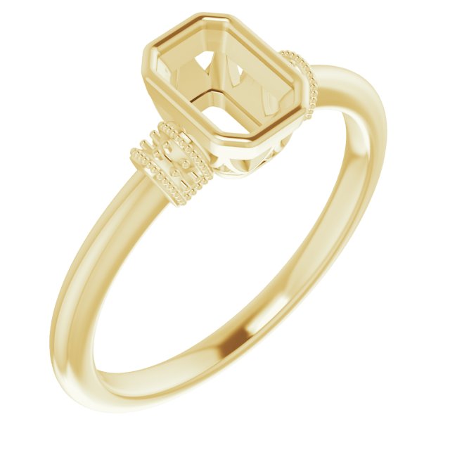 Bezel-Set Accented Ring