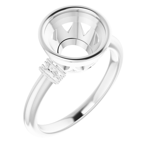 Bezel-Set Accented Ring