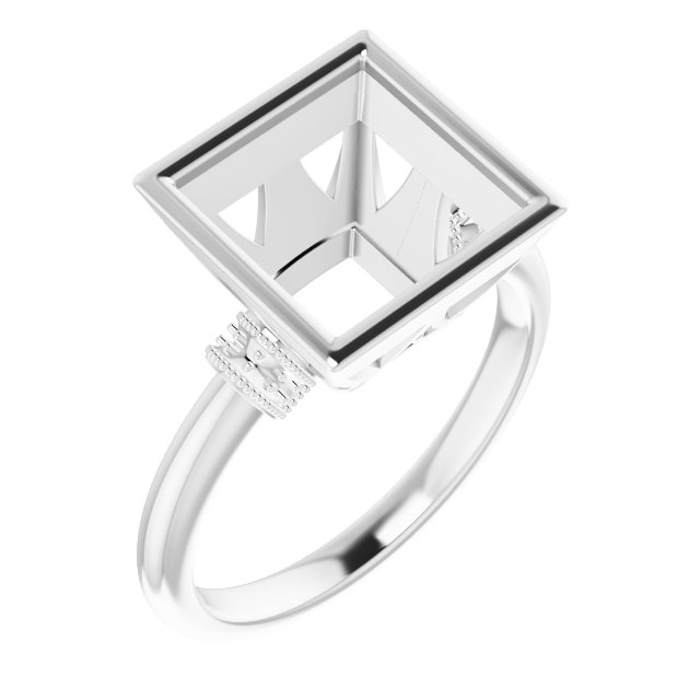 Bezel-Set Accented Ring