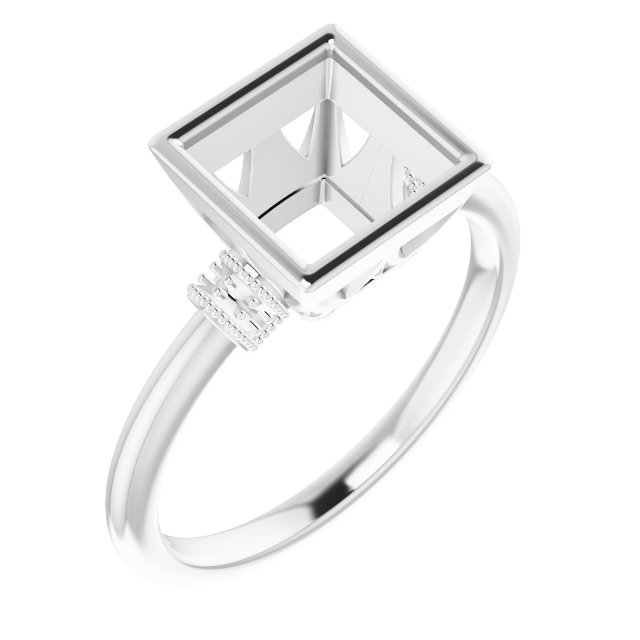 Bezel-Set Accented Ring