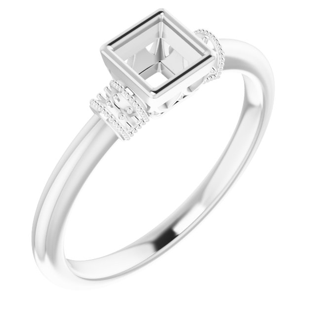 Bezel-Set Accented Ring
