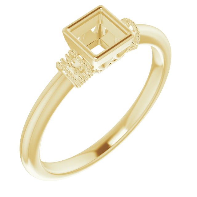 Bezel-Set Accented Ring