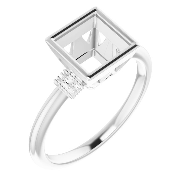 Bezel-Set Accented Ring