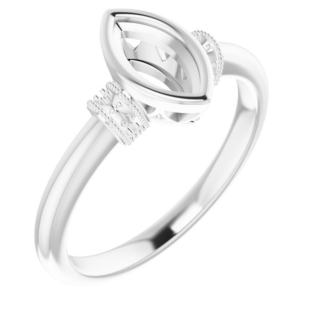 Bezel-Set Accented Ring