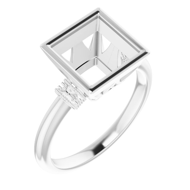 Bezel-Set Accented Ring