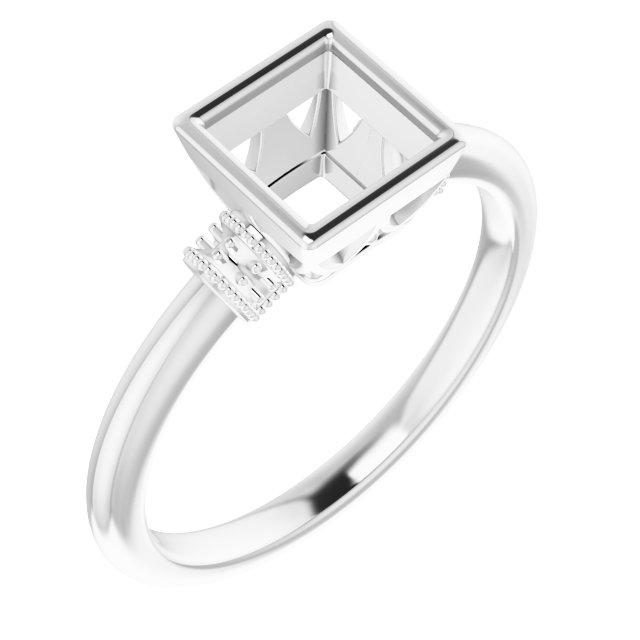 Bezel-Set Accented Ring