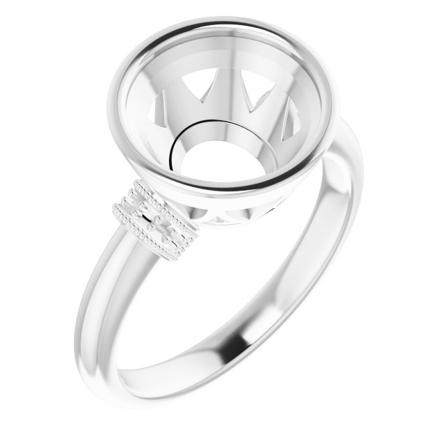 Bezel-Set Accented Ring