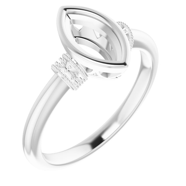 Bezel-Set Accented Ring