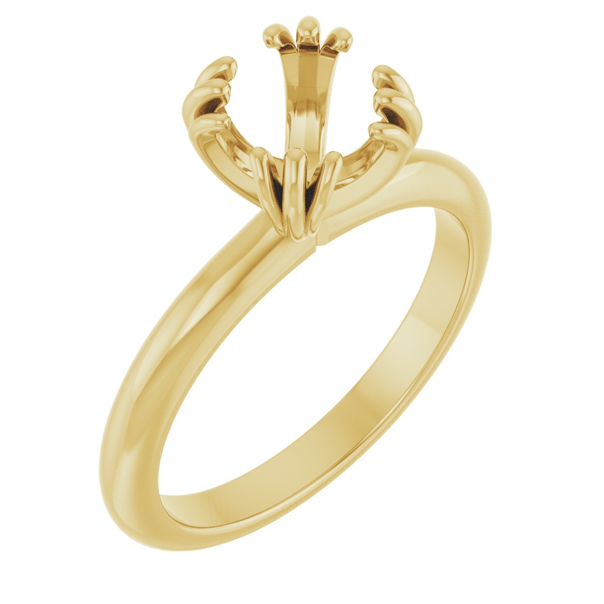 Twin-Prong Solitaire Engagement Ring