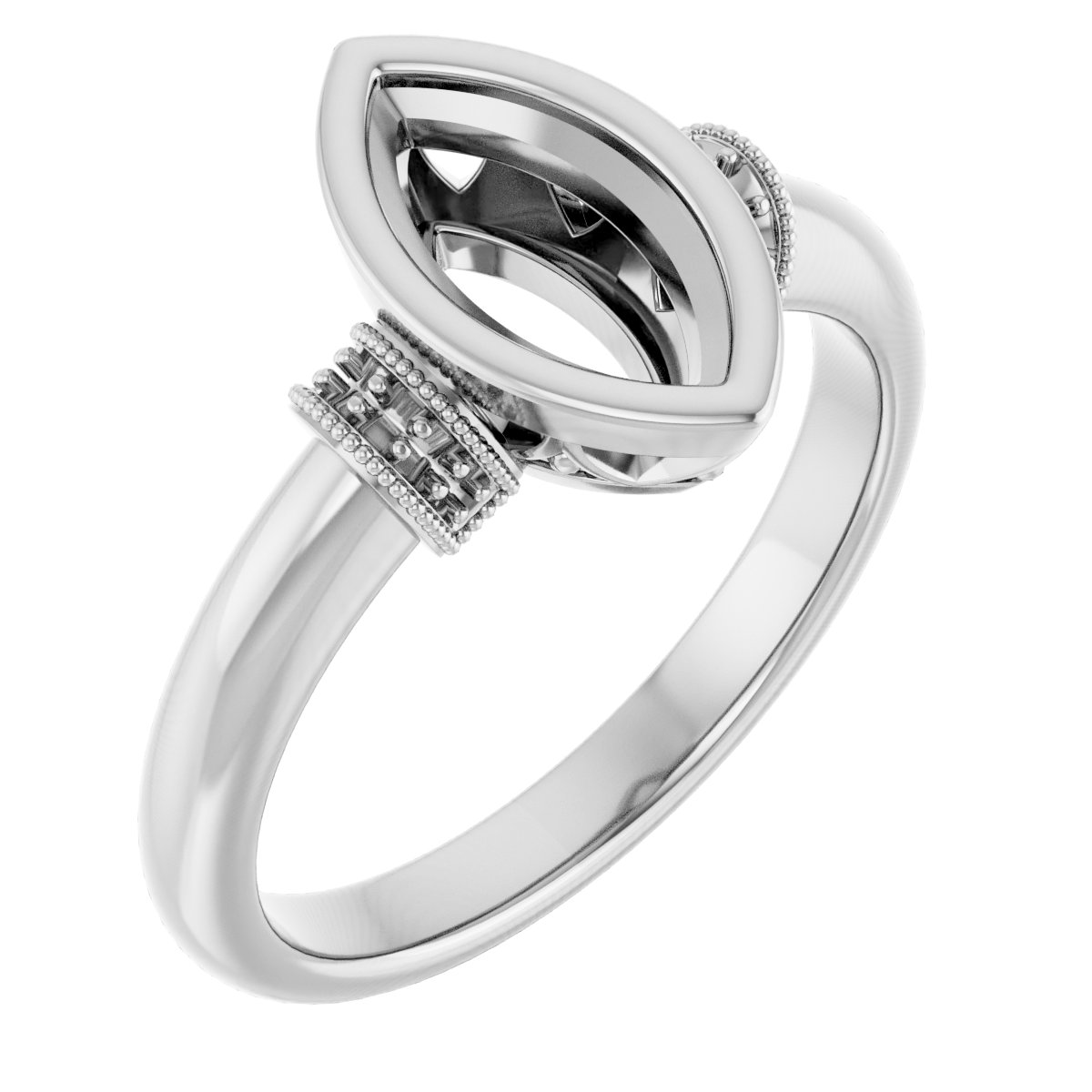 Bezel-Set Accented Ring
