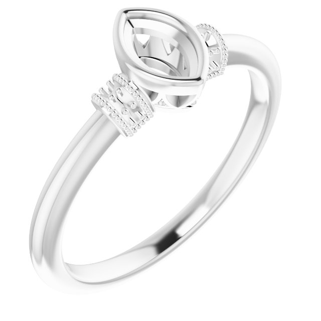Bezel-Set Accented Ring