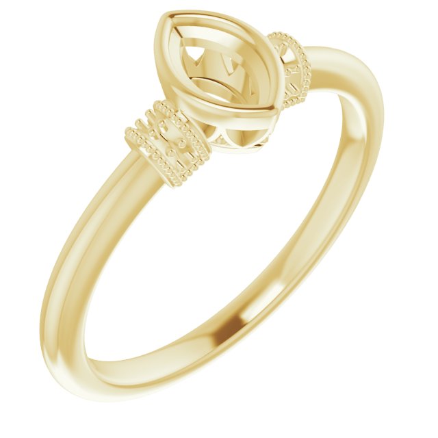 Bezel-Set Accented Ring