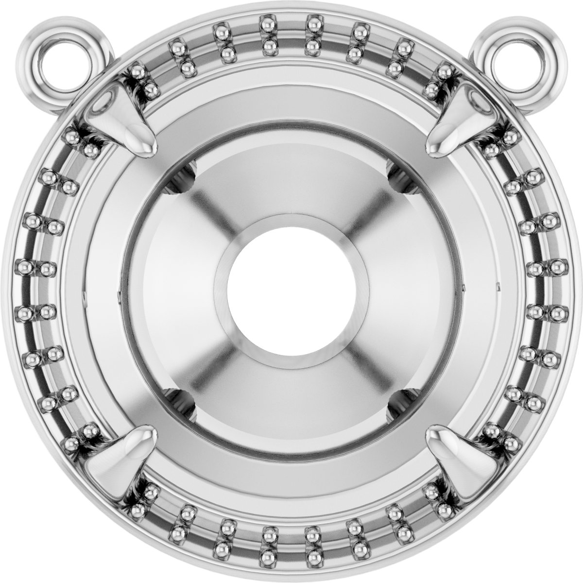 Halo-Style Necklace Center