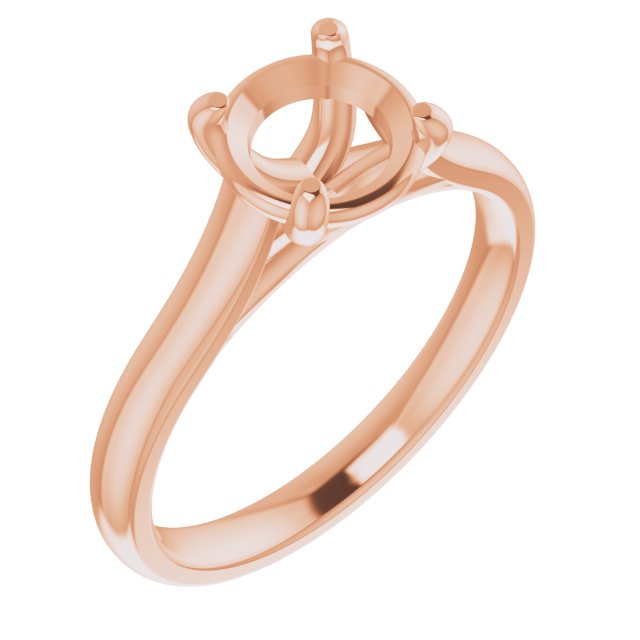 Solitaire Engagement Ring or Band