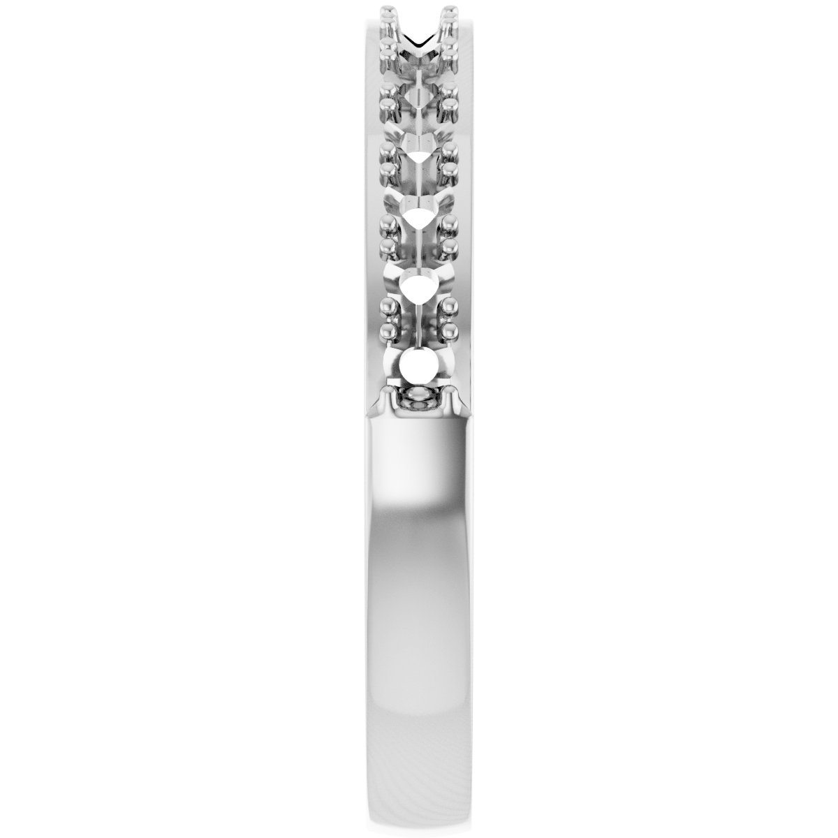 14K White 3/8 CTW Diamond Anniversary Band