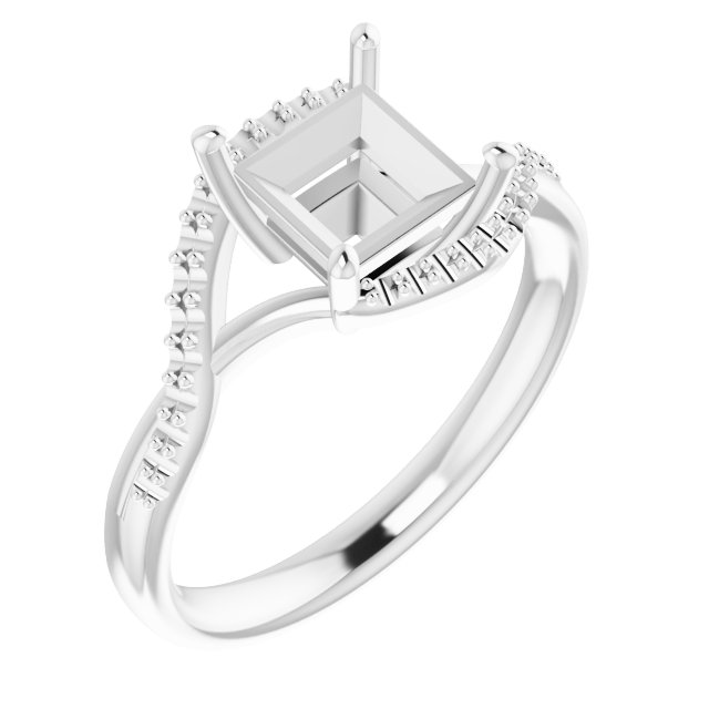 Accented Bypass Ring