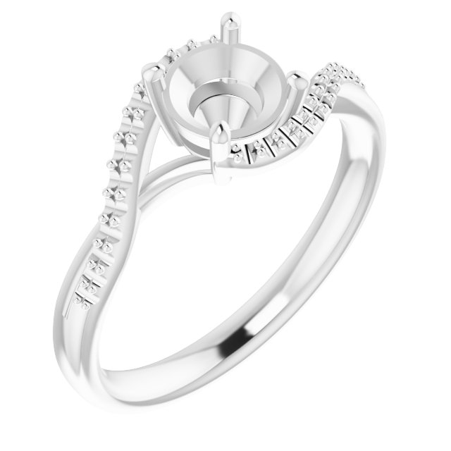 Accented Bypass Ring