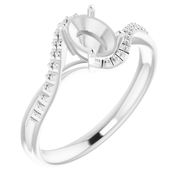Accented Bypass Ring