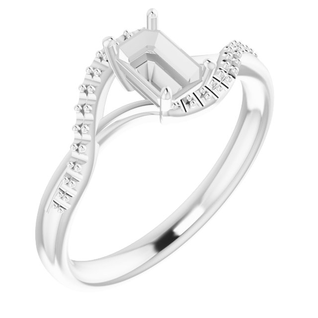 Accented Bypass Ring