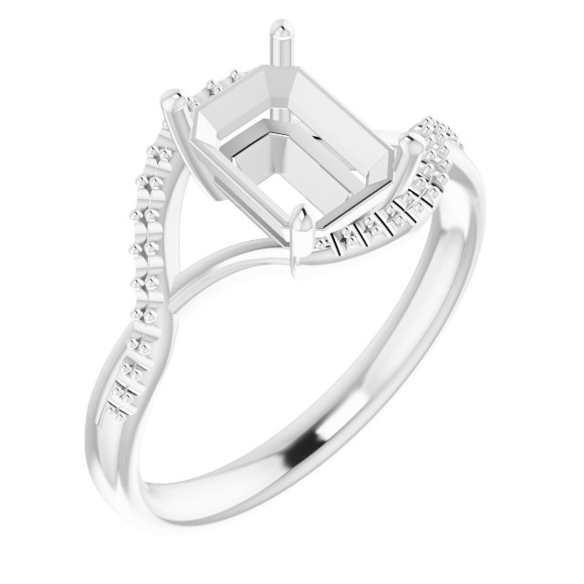 Accented Bypass Ring