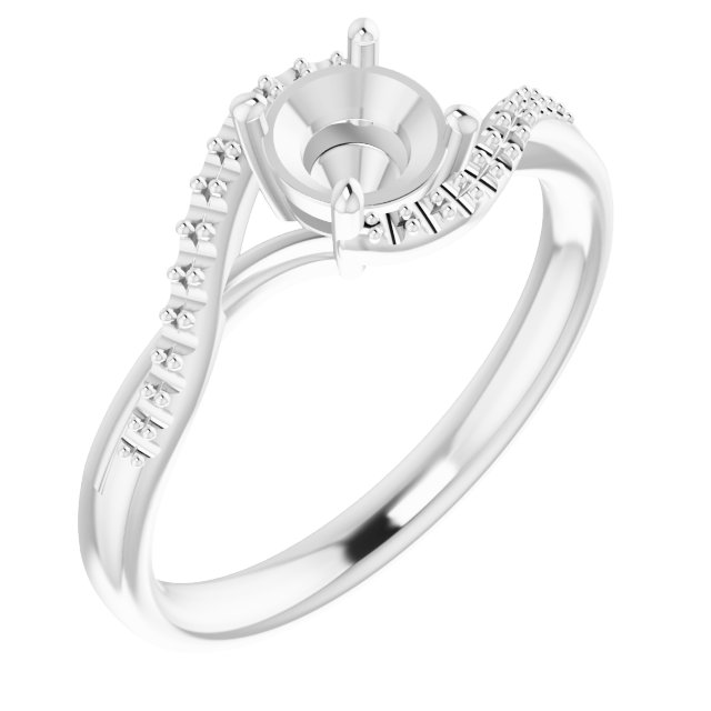 Accented Bypass Ring