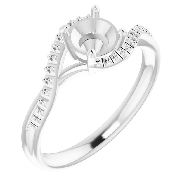 Accented Bypass Ring
