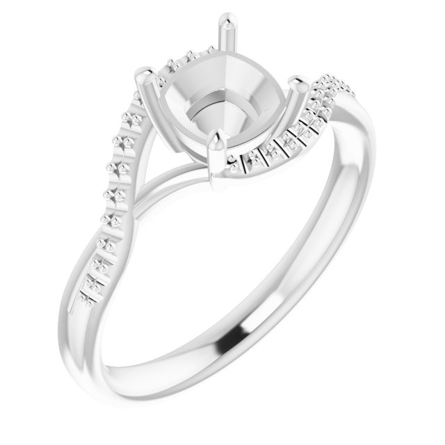 Accented Bypass Ring