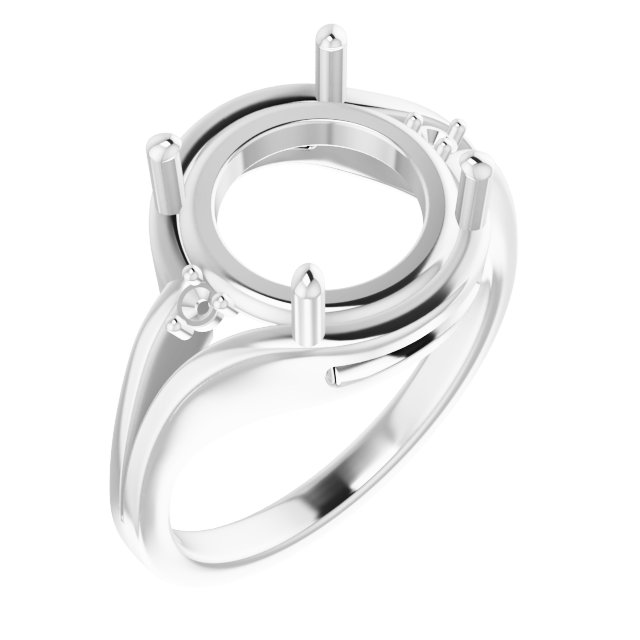 Accented Split Shank Ring