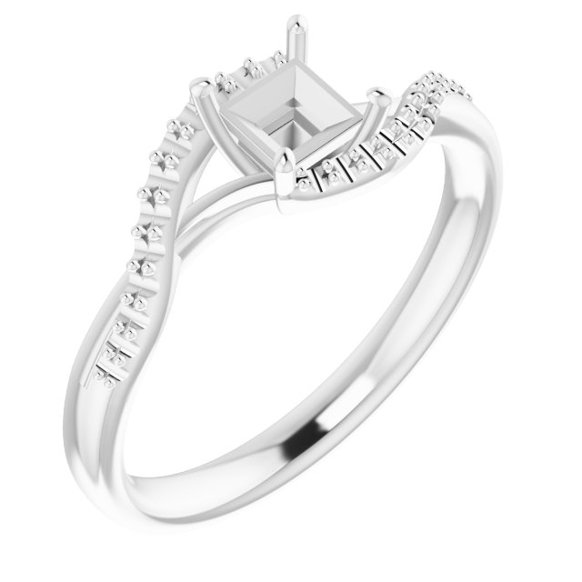14k White Gold