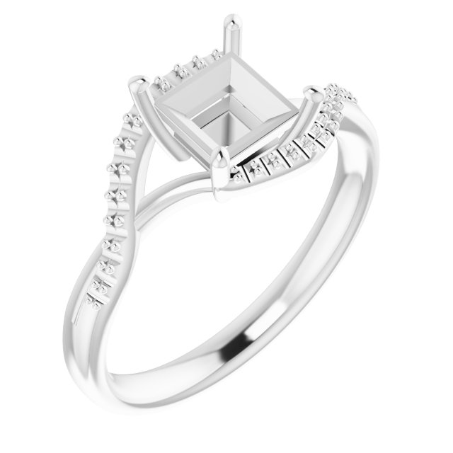 Accented Bypass Ring