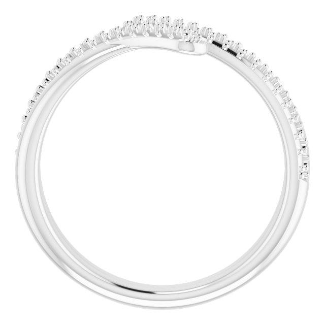 Alternative view of Pavé-Style Bypass Ring